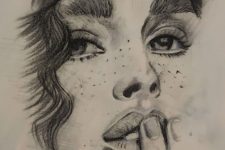 دوره تخصصی طراحی چهره با سیاه قلم