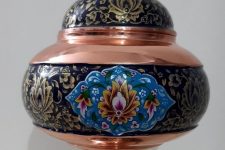 نقاشی رنگ روغن روی مس